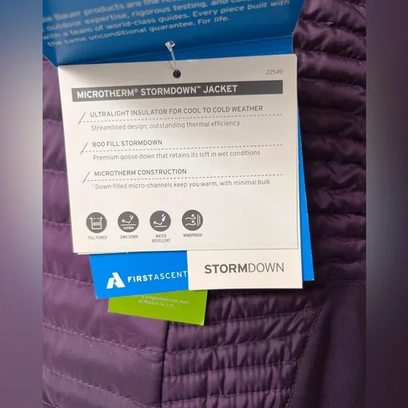 NEW Eddie Bauer Women's MicroTherm Stormdown Jacket custom Jacket size S